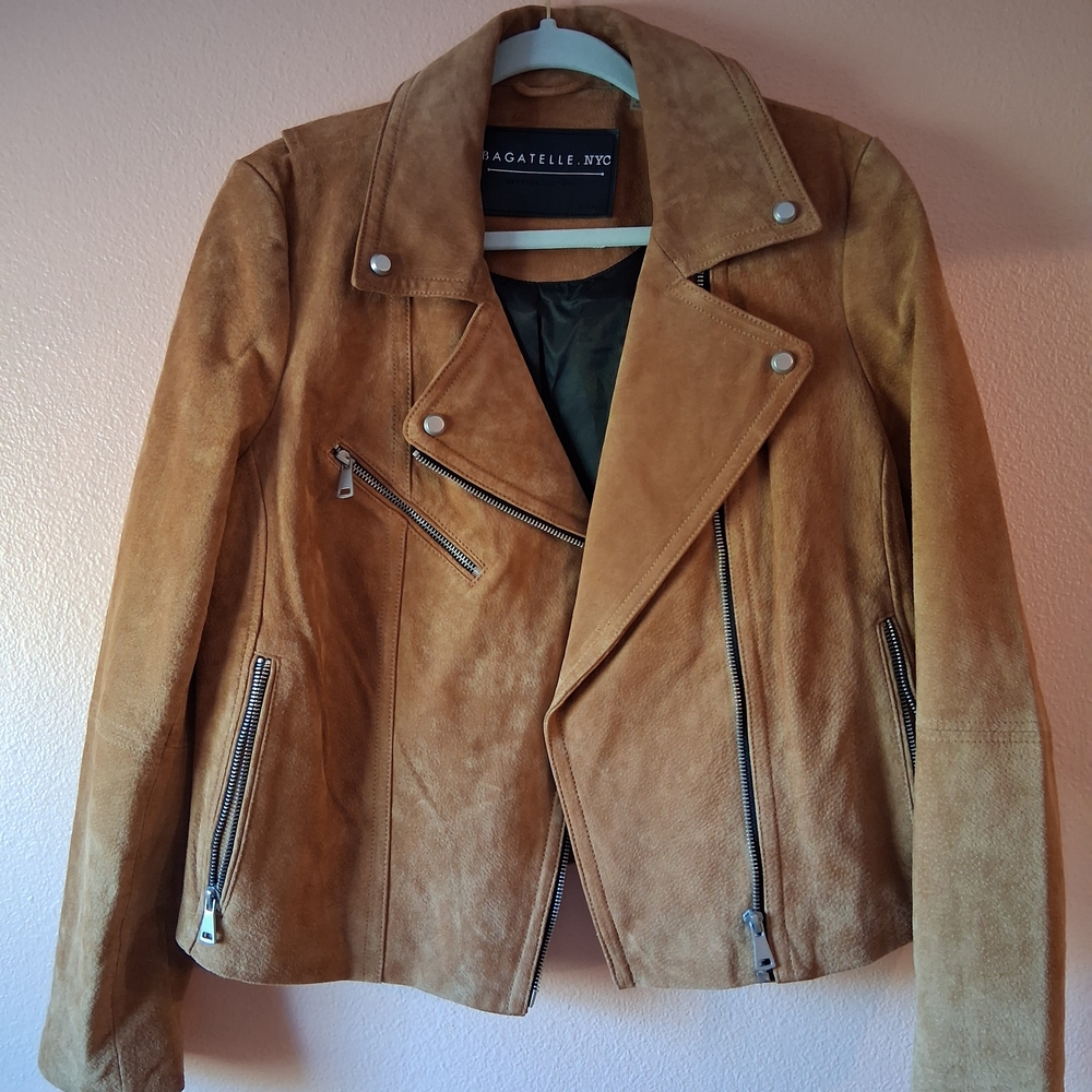 PRICE DROP Bagatelle Women's Tan Leather Jacket